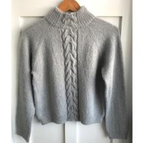 (N1720 Top Down Cabled Jumper)